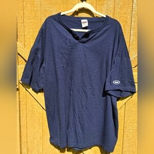Vintage BIKE Athletic Short Sleeve Tee Shirt Navy Blue 3X